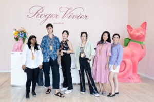 Master in Bag Design students at Tod's Group Headquarters in Civitanova Marche.