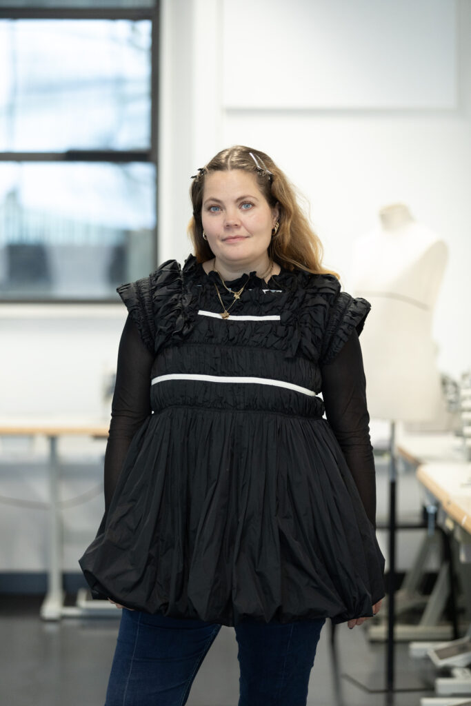 Tessa Griffith at Polimoda Manifattura Tabacchi campus. Photo by Serena Gallorini