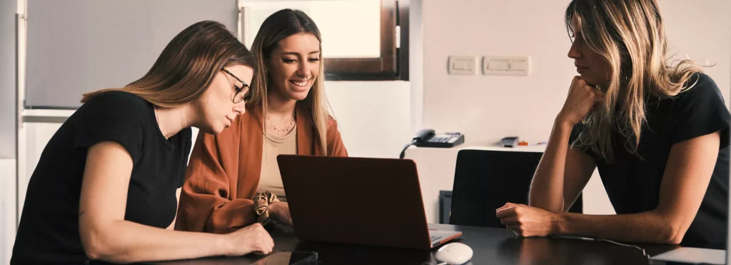 Fashion students collaborating on macro trend analysis and future scenarios during a Strategic Foresight workshop at Polimoda.