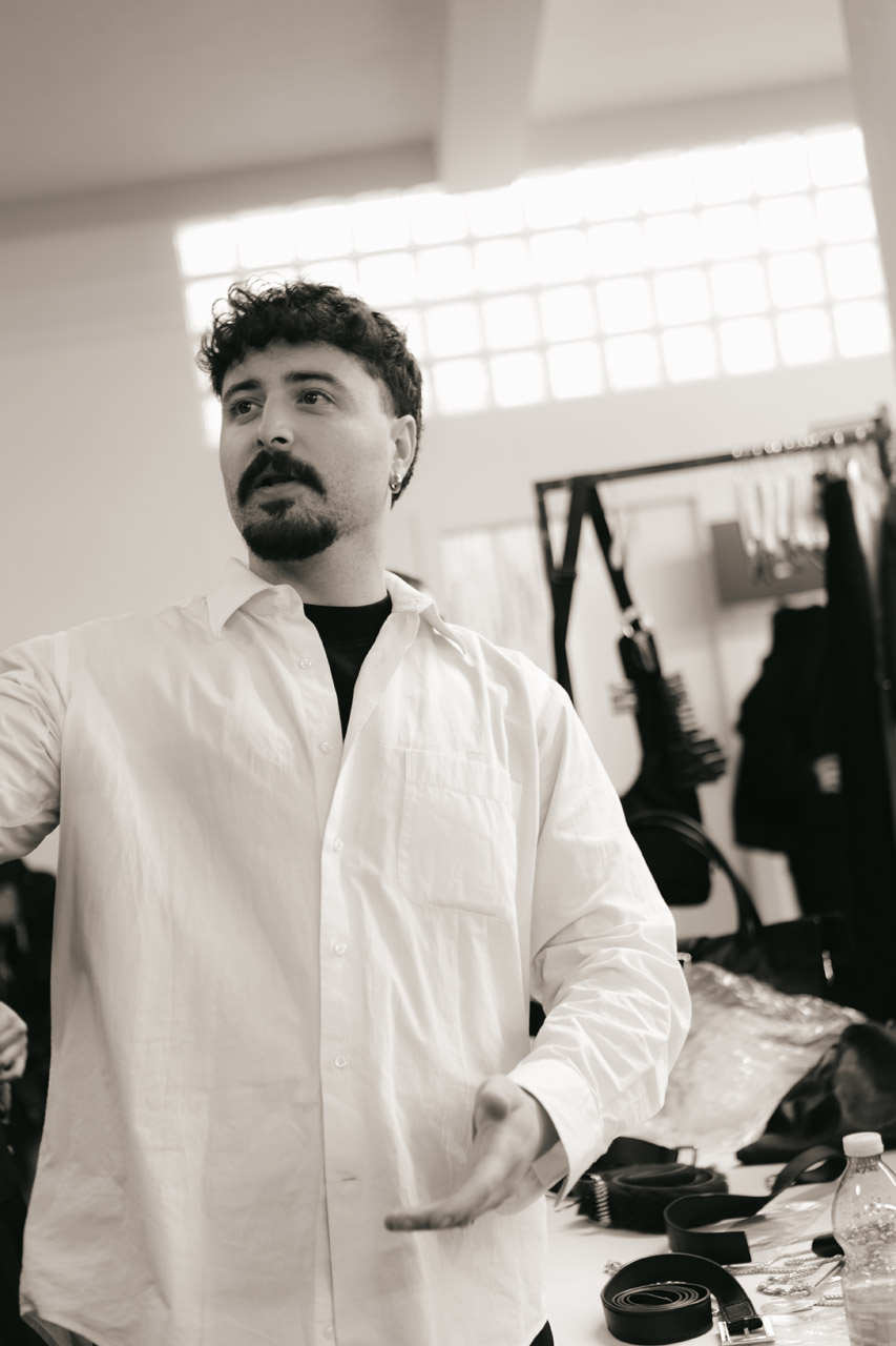 Domenico Orefice FW 2026/2027 backstage.