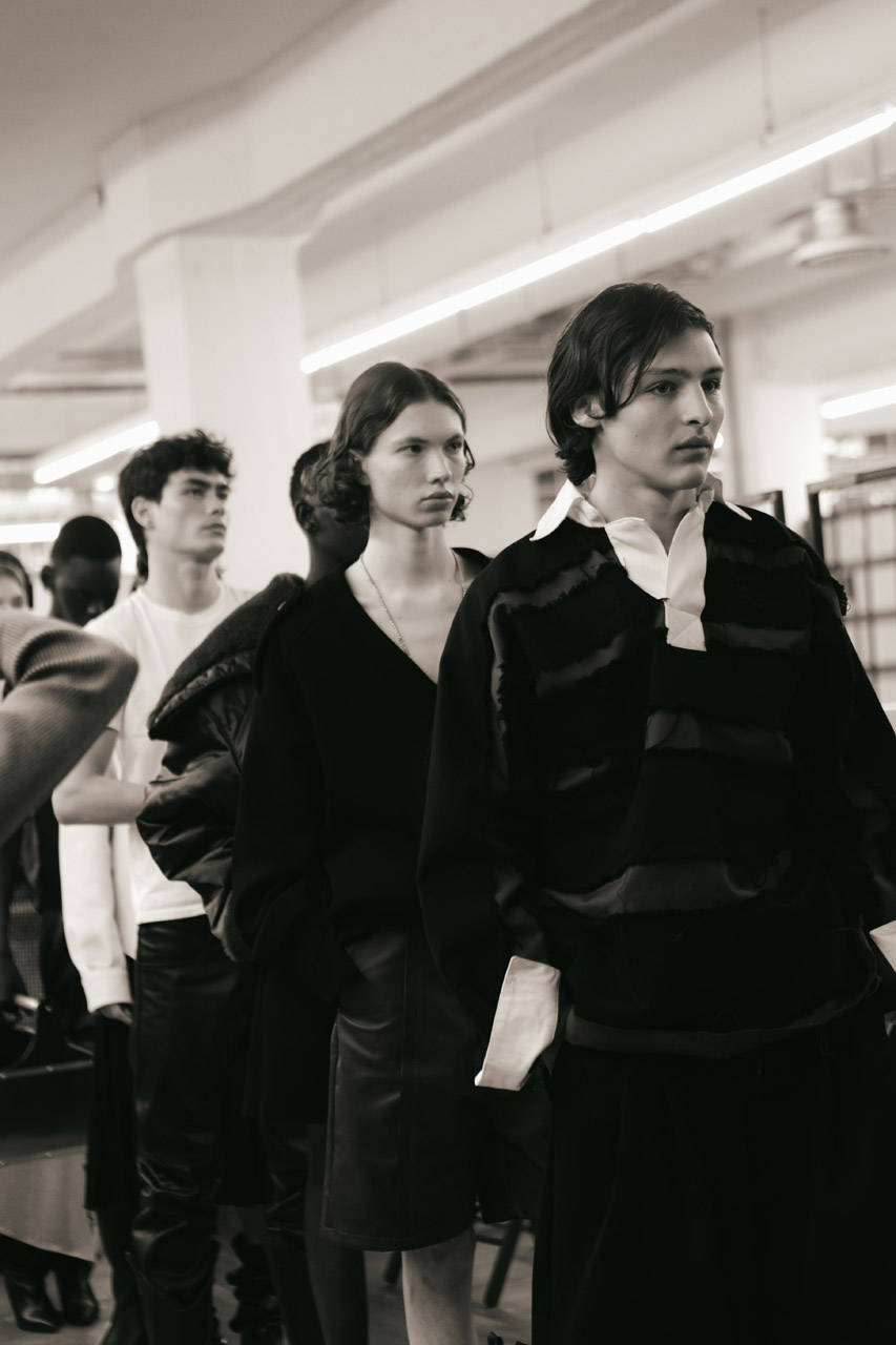 Domenico Orefice FW 2026/2027 backstage.