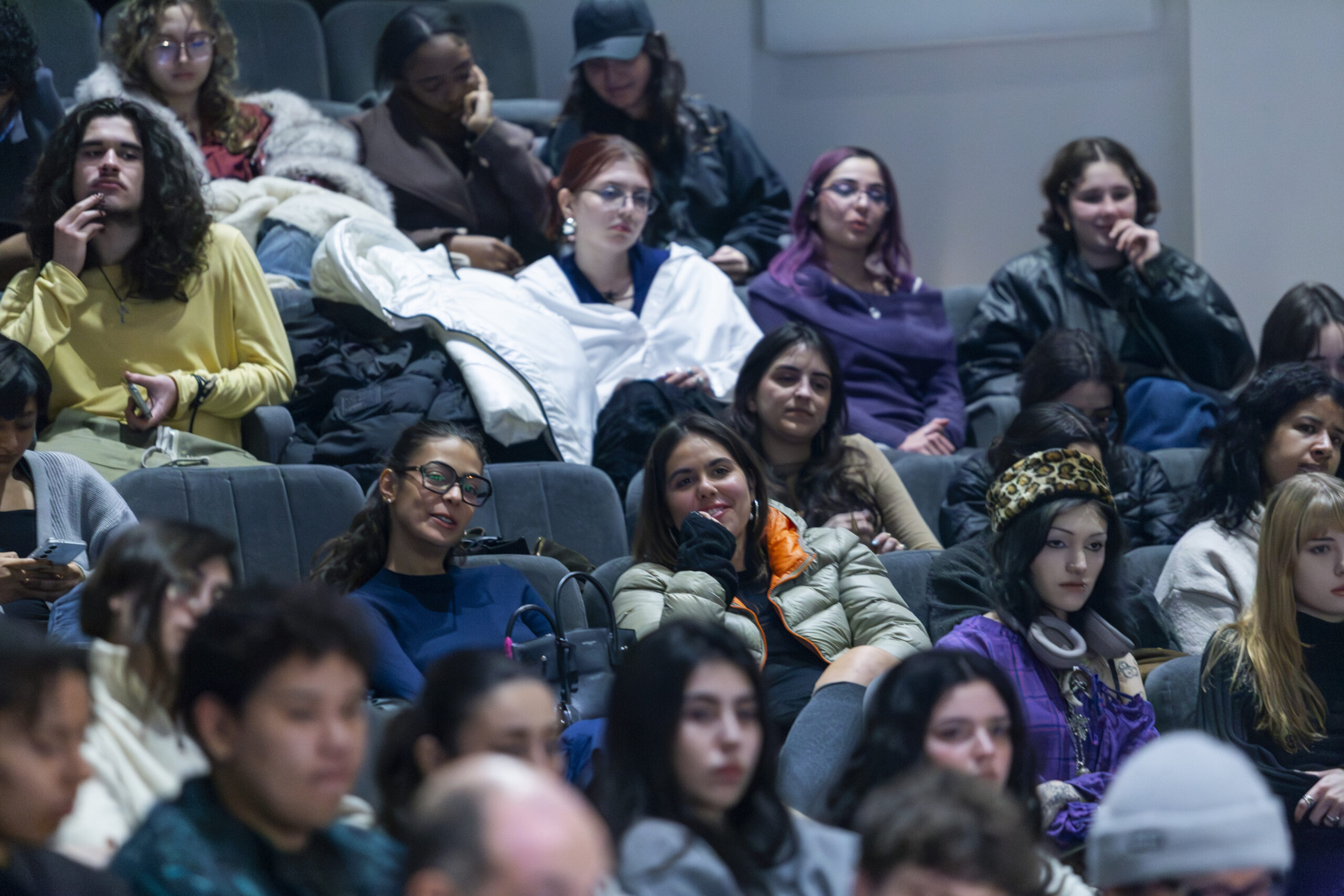 Marc Leschelier, guest lecture "Shifting Identities: Art, Movement, and the Self". Photo by Serena Gallorini.