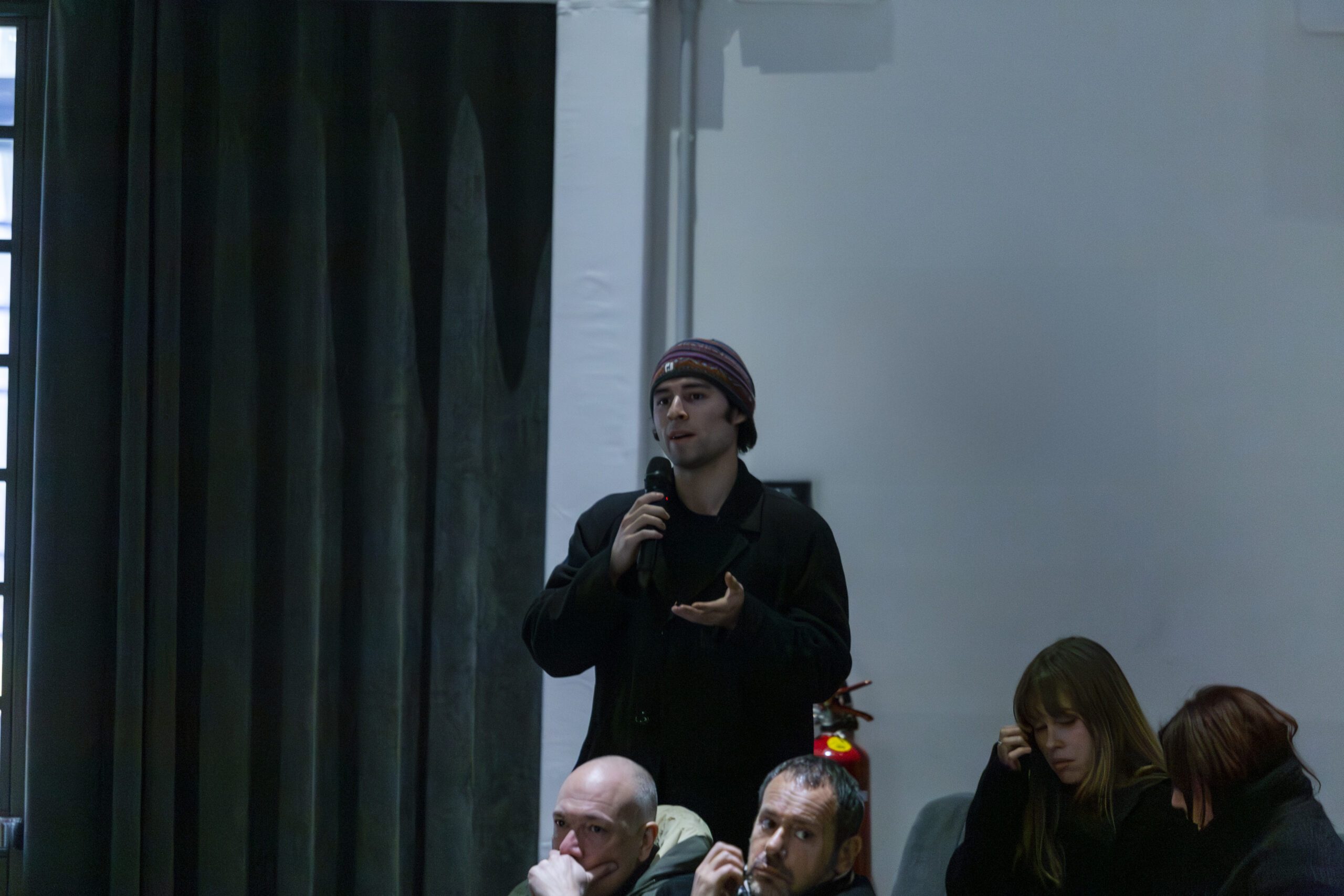 Marc Leschelier, guest lecture "Shifting Identities: Art, Movement, and the Self". Photo by Serena Gallorini.