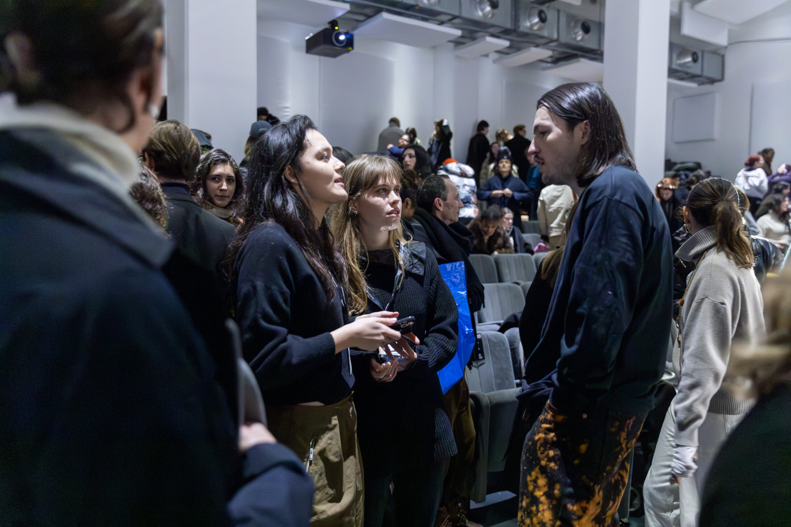 Marc Leschelier, guest lecture "Shifting Identities: Art, Movement, and the Self". Photo by Serena Gallorini.