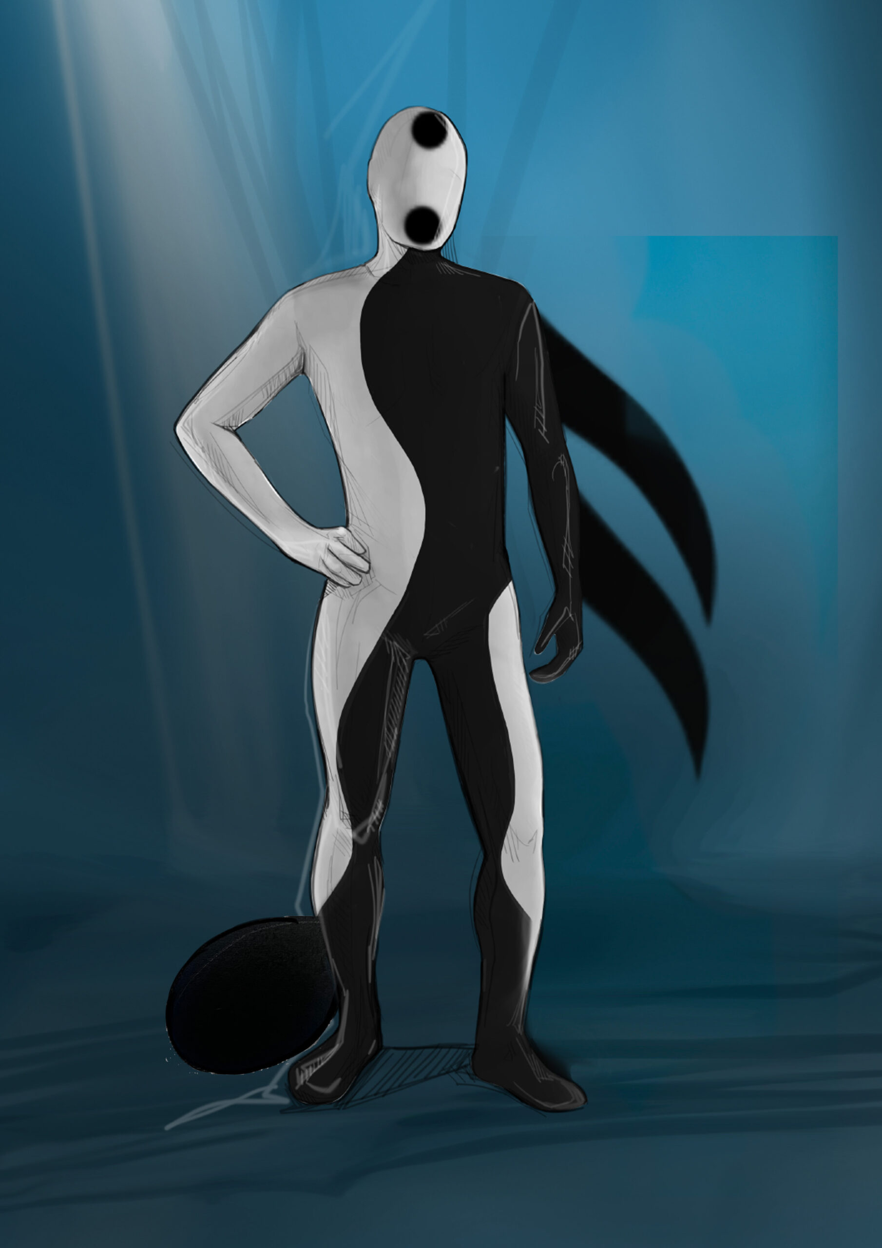 "Croma", sketches for the musical note dance troupe of the “Fantasy” segment