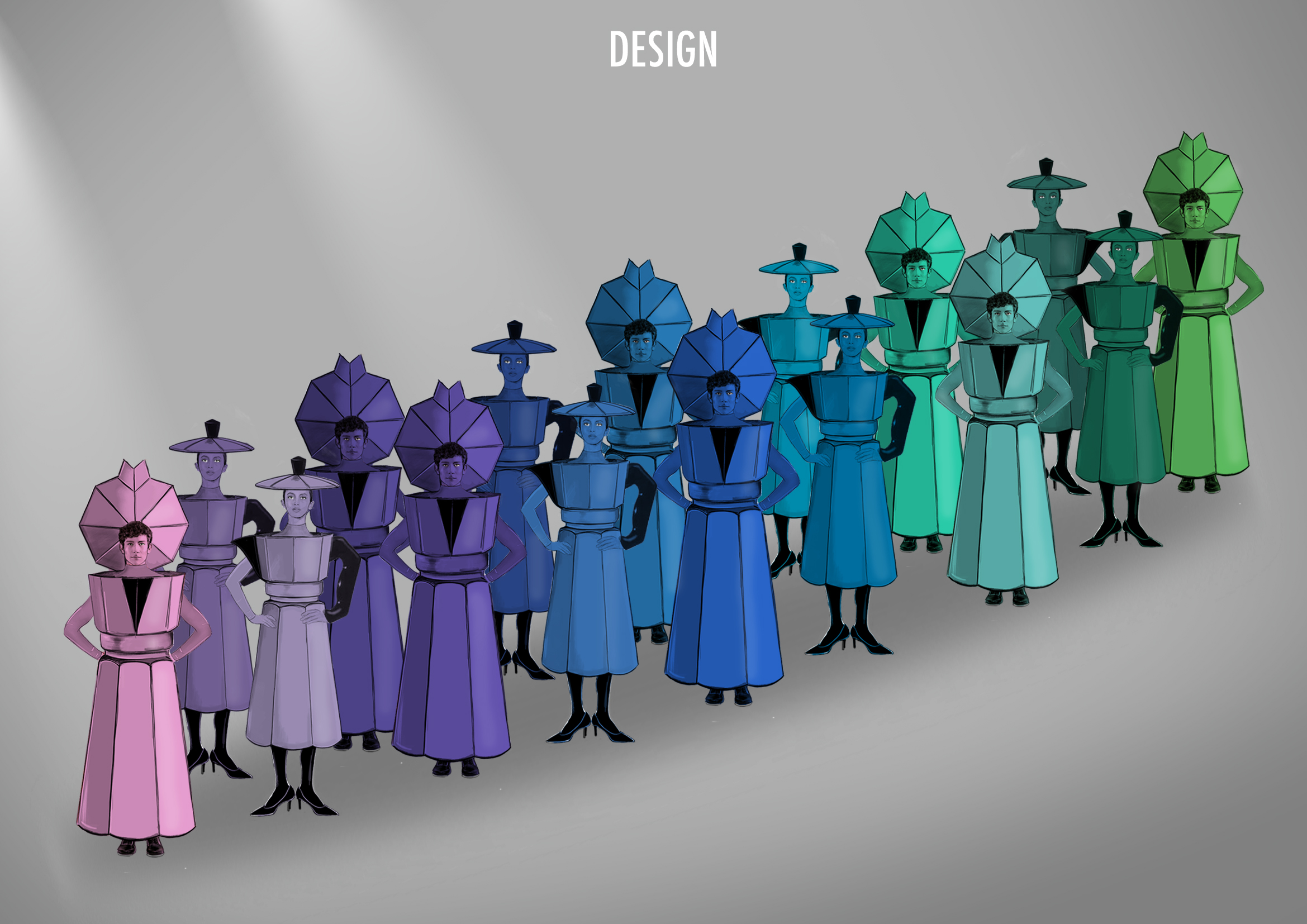 Sketches of the “Fantasy” segment by Massimo Cantini Parrini for the Milano Cortina 2026 Opening Ceremony