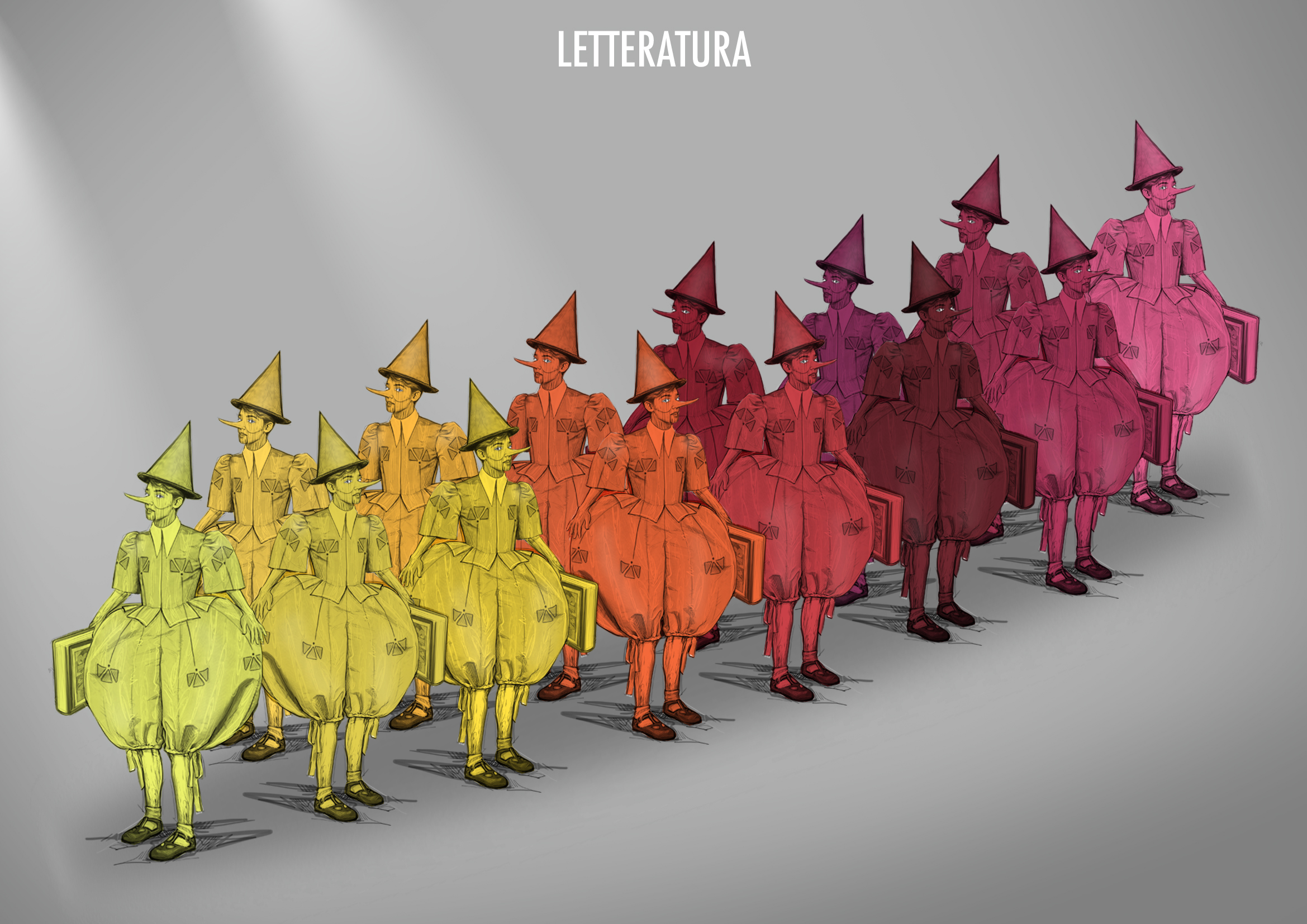 Sketches of the “Fantasy” segment by Massimo Cantini Parrini for the Milano Cortina 2026 Opening Ceremony