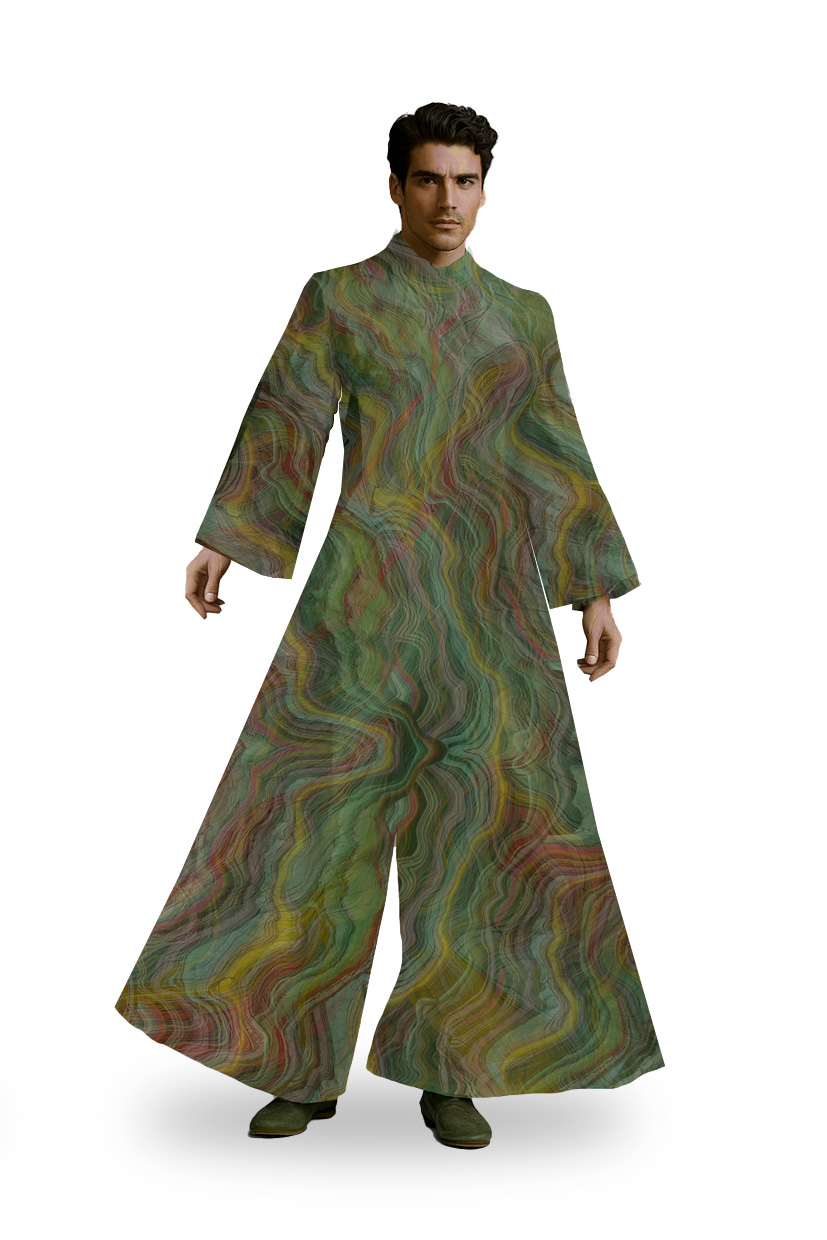 Sketch of the “City and Mountain” segment, by Massimo Cantini Parrini for the Milano Cortina 2026 Opening Ceremony