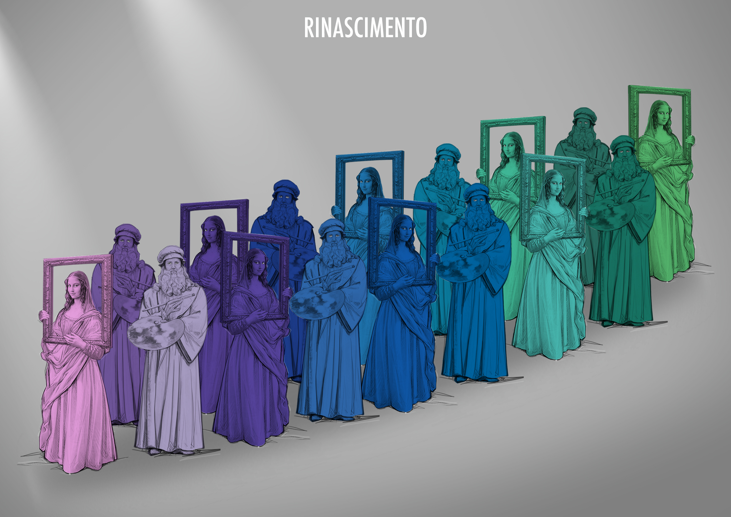 Sketches of the “Fantasy” segment by Massimo Cantini Parrini for the Milano Cortina 2026 Opening Ceremony