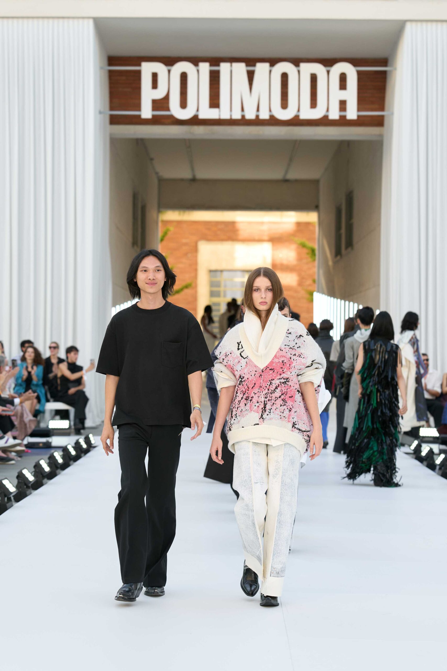 Anson Lorence Lin, Packages (Taiwan / Sri Lanka). Collaboration with Richie Ye, Polimoda Business Alumni; Paula Ruiz Lorenzo, Undergraduate Fashion Design; Alessio Dai; Fabrizio Torrini; Beatriz Segura. Photo by Filippo Fior and Salvatore Dragone GoRunway.