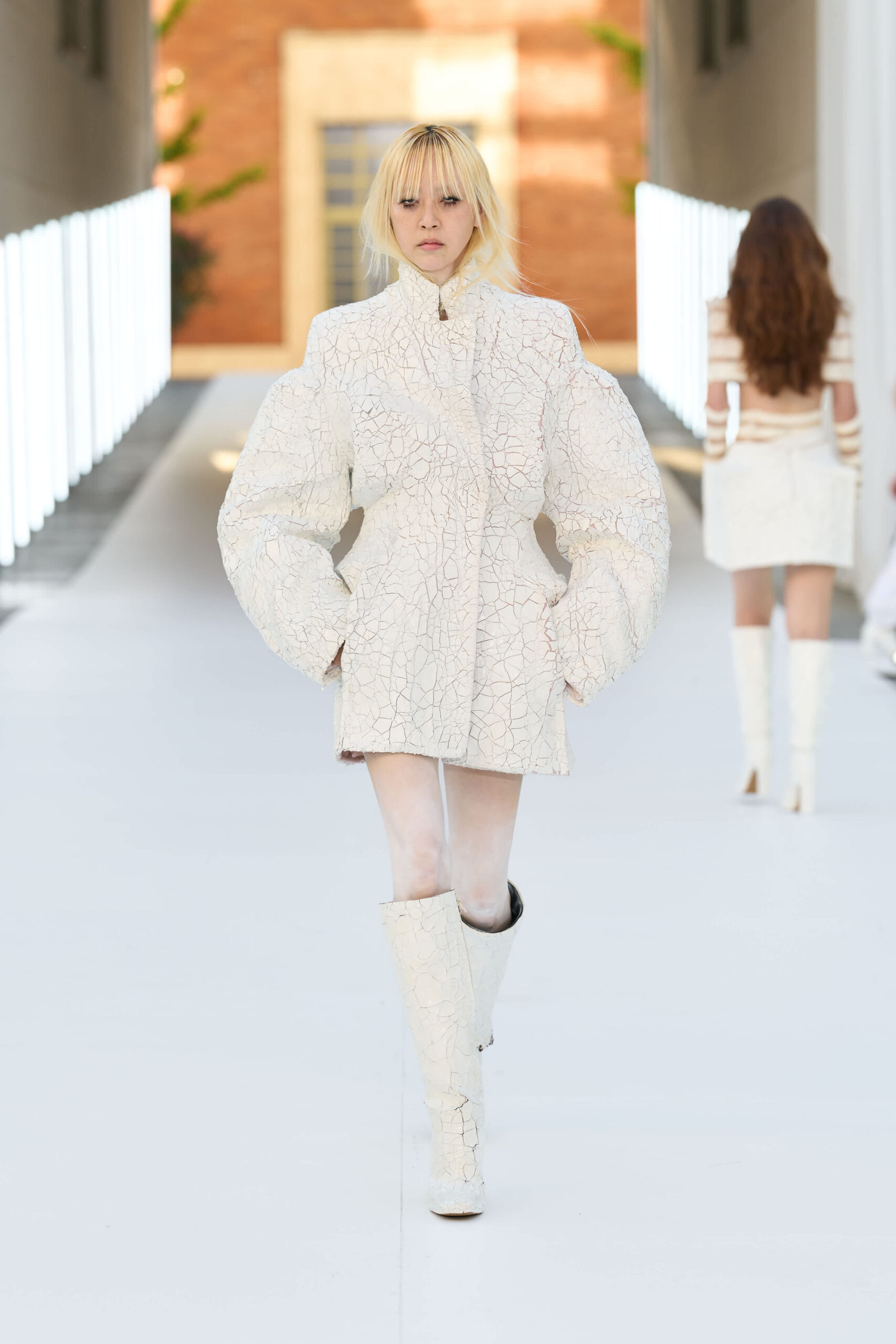 Emilie Wenckstern, No Longer Human (Germany). Sponsored by Ostinelli Seta. Photo by Filippo Fior and Salvatore Dragone GoRunway.