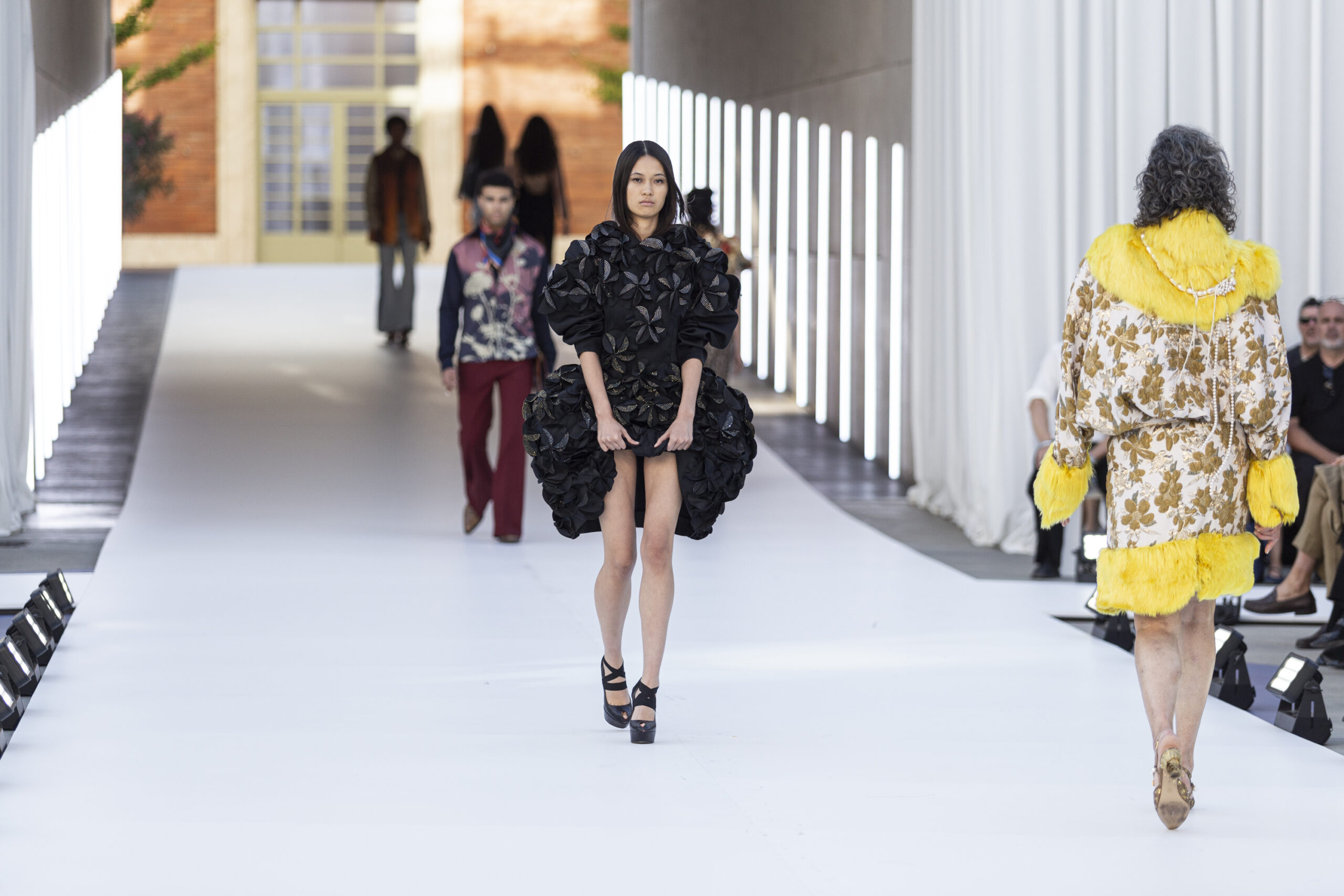 Mari Enomoto, Exchange student from Voutrail The Fashion Academy (Japan). Photo by Serena Gallorini.