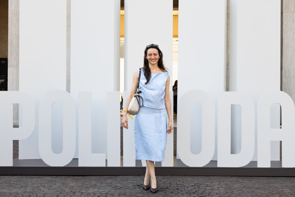Martina Scrinzi at Polimoda Graduate Show 2026. Photo Patrizio Marcocci