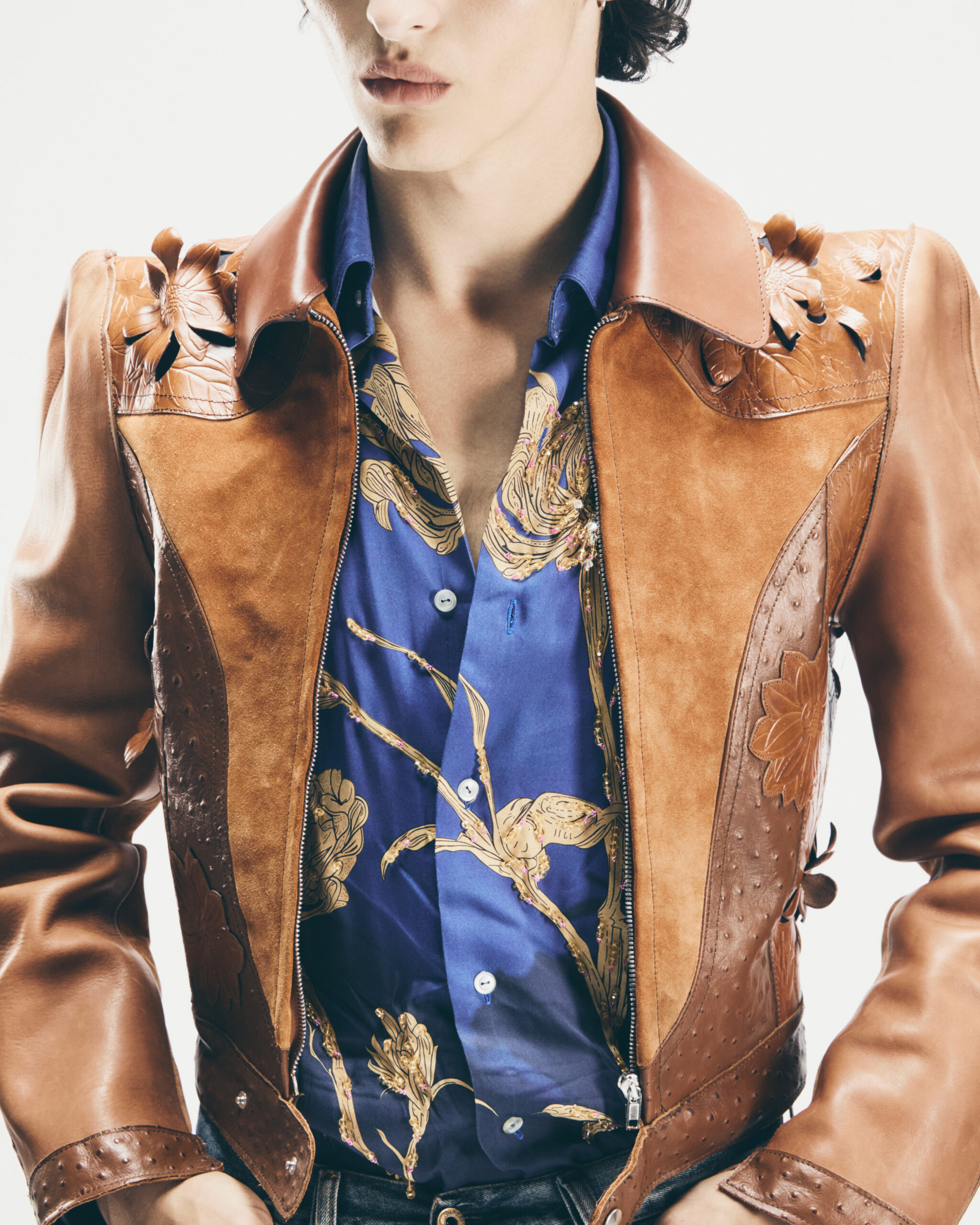 Designer: Lucia Romagnoli.
Model: Daniel Oanta.
Stylist: Alexander Bergman.
