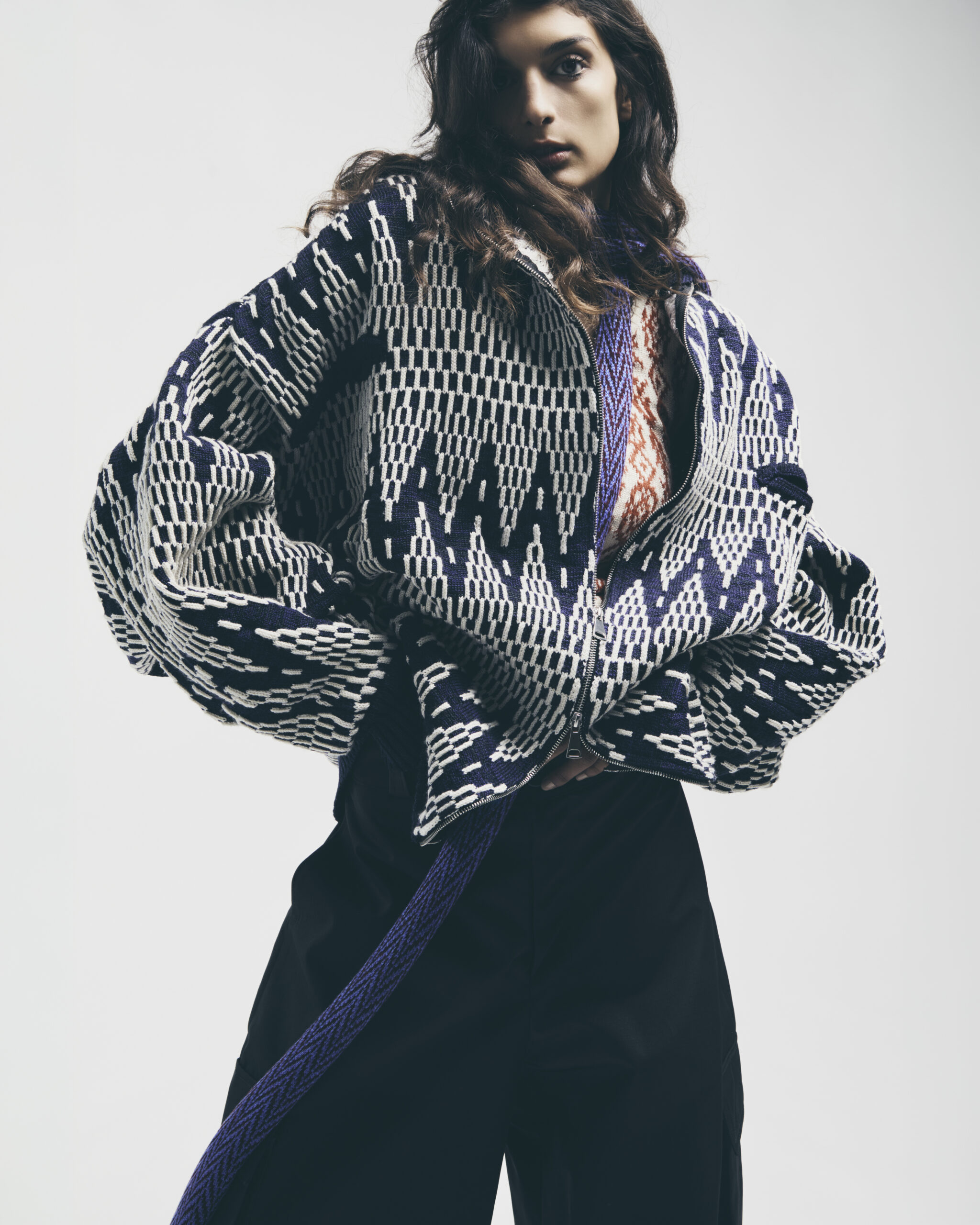 Designer: Victor Brial.
Model: Alessia Ricciarini.
Stylists: Manaswini Dash, Ruby Reeves, Tewis Gandola.