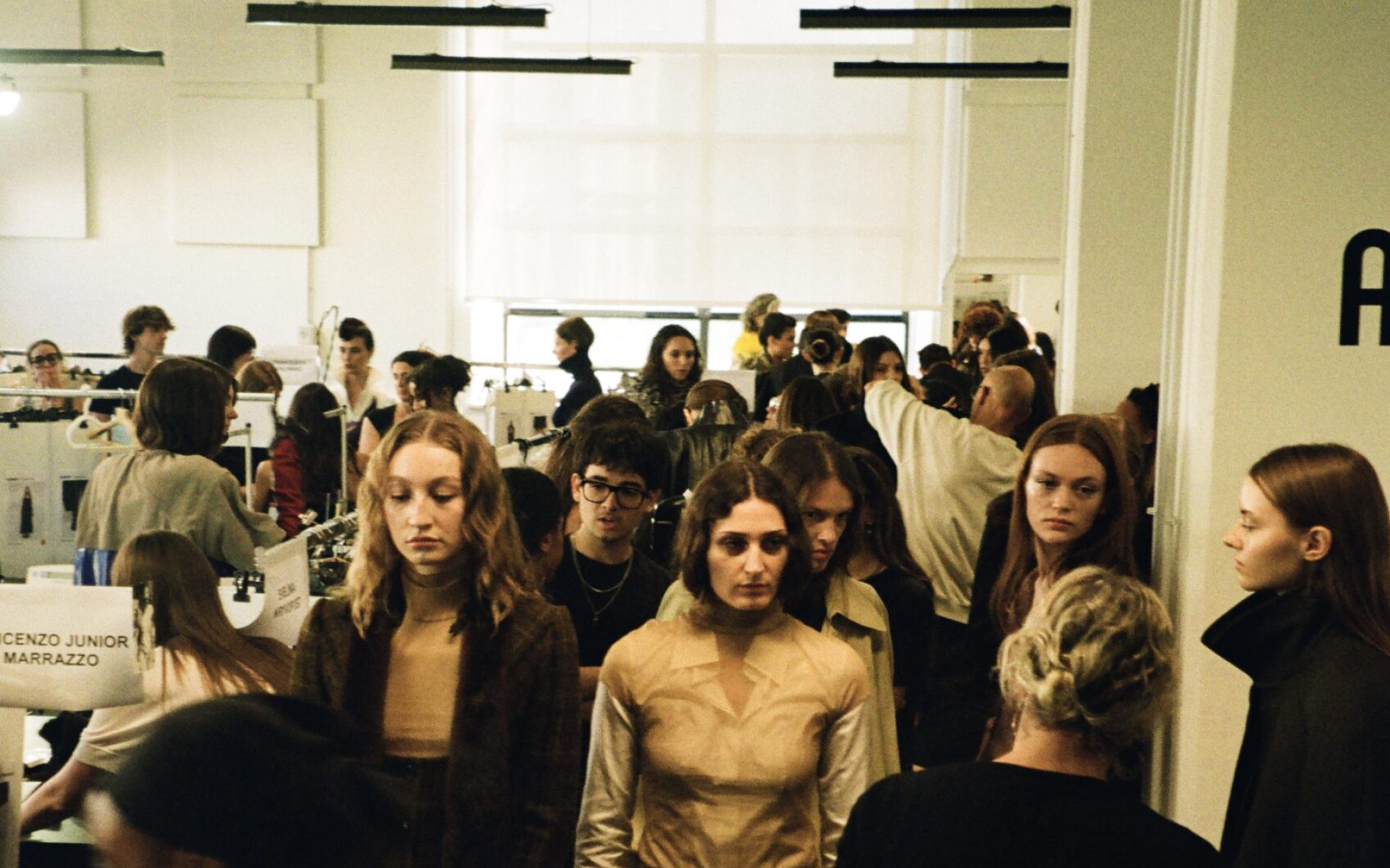 Backstage. Photo by Shai Shariv and David Kauffman.